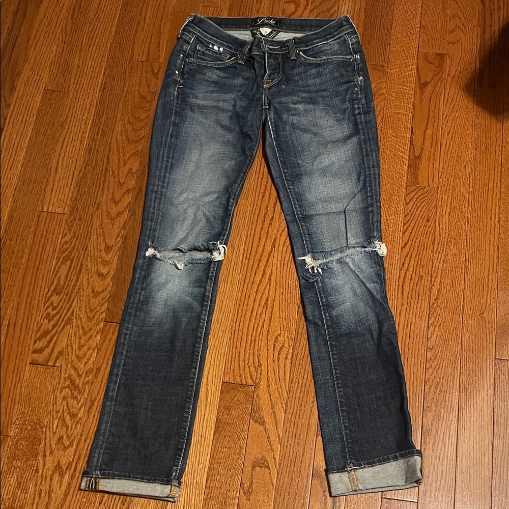 Lucky Distressed Dark Blue Women’s Jeans